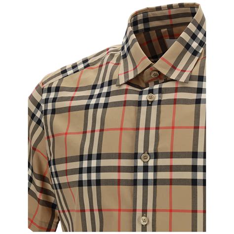 camicia burberry maniche corte uomo|Camicie Burberry da uomo .